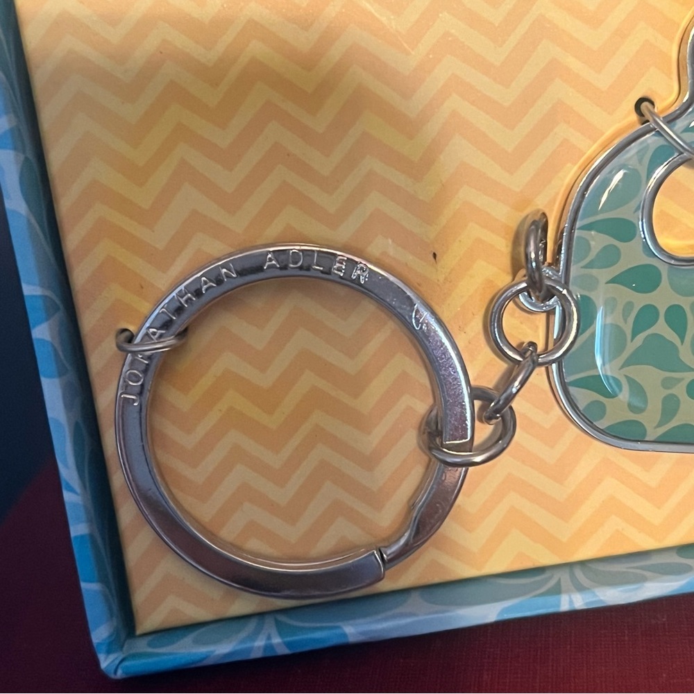 Jonathan Adler NEW Whale Keychain Bag Charm  Nautical Coastal East Coast Prep - Picture 4 of 9